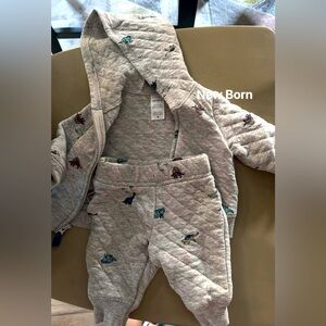 Carters New Born hooded jacket and pants